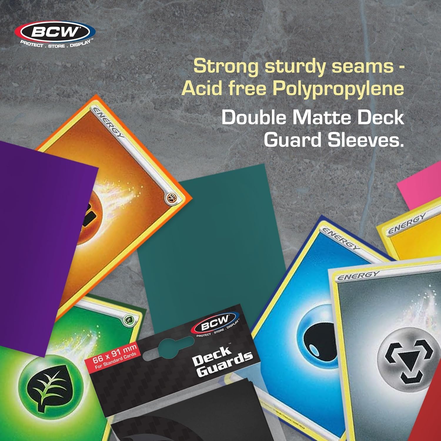 Double Matte Sleeves | Black